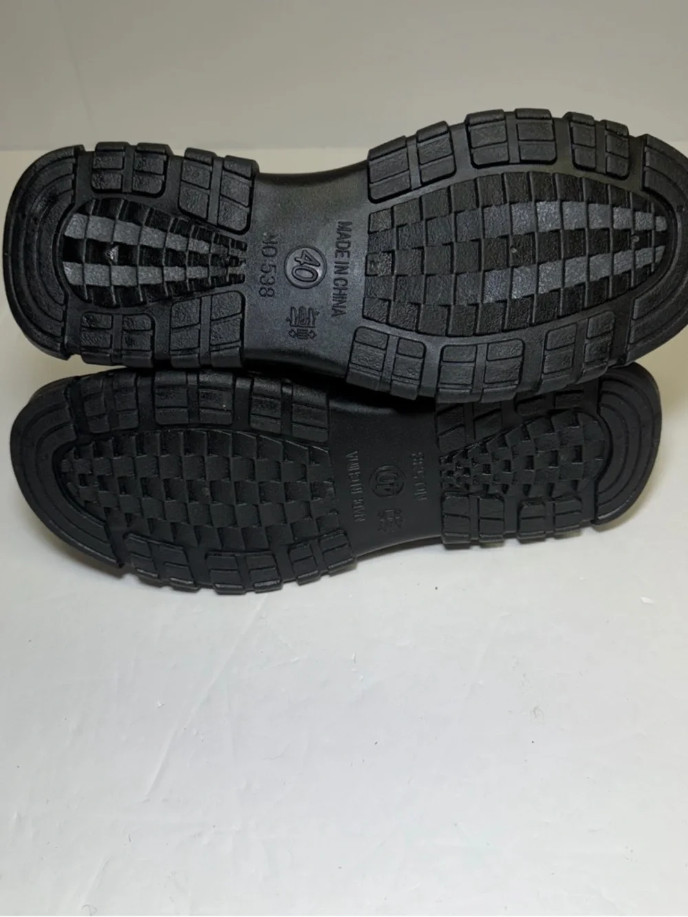 ALBICKER‎ Black Chelsea Rain Boots size US 9.5EU 40